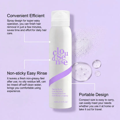 Cloud Sense™ Hair Removal Spray